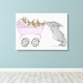 HappyHoppers® Wrapped Canvas Leinwanddruck (Insitu (Holzboden))