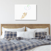 HappyHoppers® Wrapped Canvas Leinwanddruck (Insitu (Schlafzimmer))