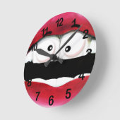 HappyHourTime !_ Runde Wanduhr (Winkel)