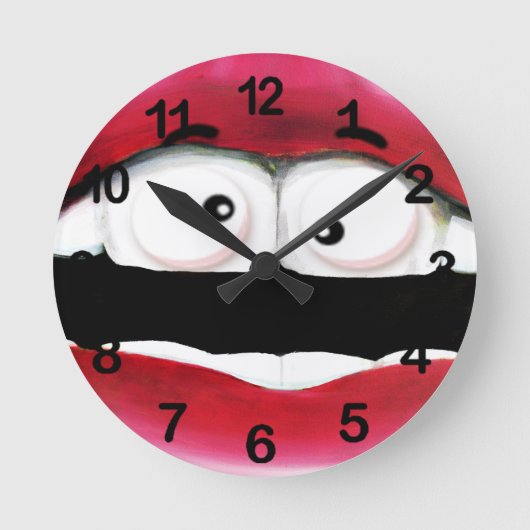 HappyHourTime !_ Runde Wanduhr (Vorderseite)