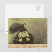 HappyLittleWitch Postkarte (Vorne/Hinten)