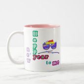 HappyNew Year Cup Zweifarbige Tasse (Links)