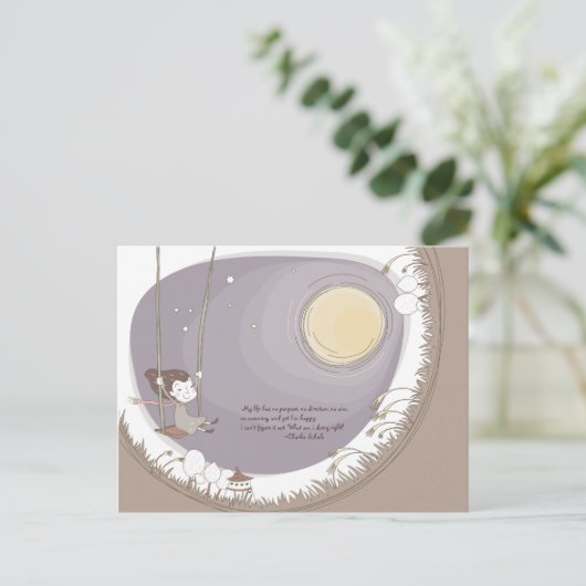 Happyny #1 Postkarte (Stehend Vorderseite)