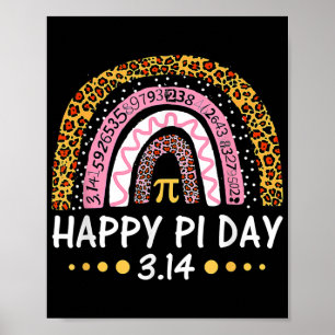 Happys Pi Day Mathematic Mathe Teacher Geschenk Poster