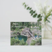 HappySt. Patrick's Day Postkarte (Stehend Vorderseite)