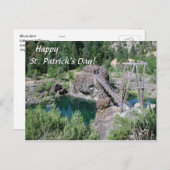 HappySt. Patrick's Day Postkarte (Vorne/Hinten)