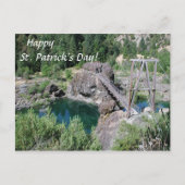 HappySt. Patrick's Day Postkarte (Vorderseite)