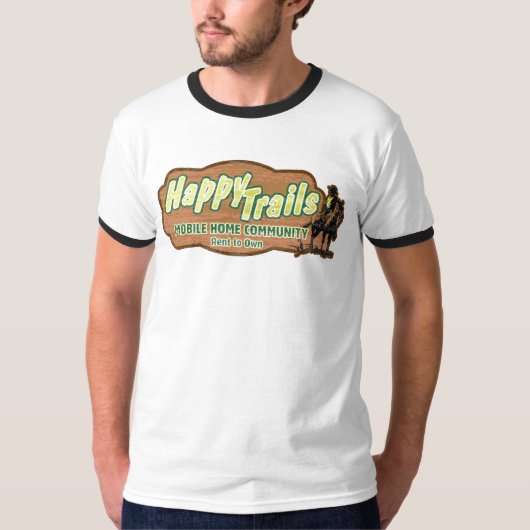 happytrailsmobilehome T-Shirt (Vorderseite)