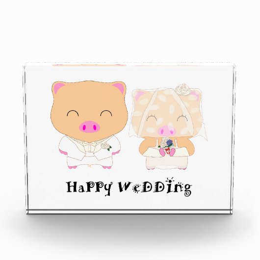 HappyWedding Fotoblock (Vorderseite)