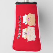HappyWedding Golf Headcover (Rotieren 90)