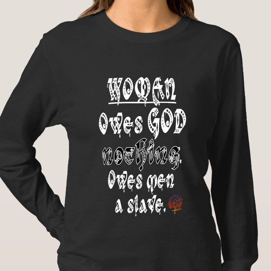 HappyWorkT FRAU EIGNET GOTT NICHTS, MÄNNER EINE SL T-Shirt