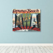 Hapuna Beach, Hawaii - Große Briefszenen Leinwanddruck (Insitu (Holzboden))