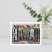 Hapuna Beach, Hawaii - Große Briefszenen Postkarte (Stehend Vorderseite)