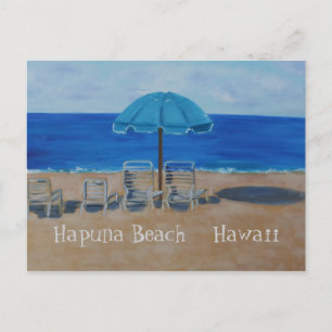 Hapuna Beach Hawaii Postkarte