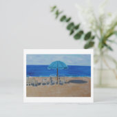 Hapuna Beach Hawaii Postkarte (Stehend Vorderseite)