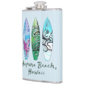 Hapuna Beach Hawaii Surfboards Flachmann (Links)