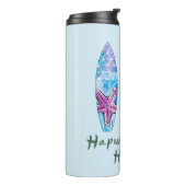 Hapuna Beach Hawaii Surfboards Thermosbecher (Nach links gedreht)