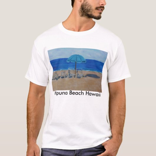 Hapuna Strand Hawaii T-Shirt (Vorderseite)