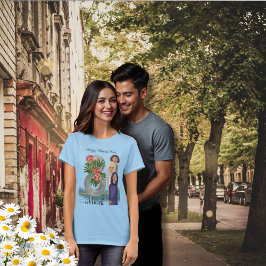 Hapy Women's Day | März 8. blau T-Shirt