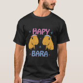 Hapybara - Funny capybara T-Shirt (Vorderseite)