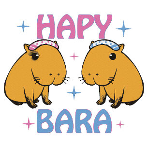 Hapybara - Lustiger Capybara  T-Shirt