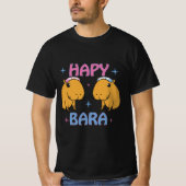 Hapybara - Lustiger Capybara T-Shirt (Vorderseite)