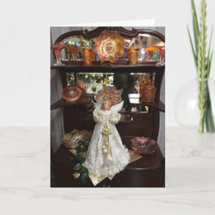 Har-Ber Village Angel Greeting Card Feiertagskarte