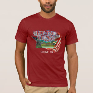 Har-Ber Village mit Flaggen-T-Shirt 2 T-Shirt