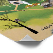 Har-Ber Village Museum Map Poster (Ecke)