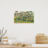 Har-Ber Village Museum Map Poster (Küche)