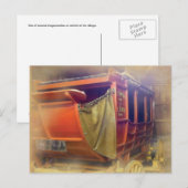 Har-Ber Village stagecoach Postkarte (Vorne/Hinten)