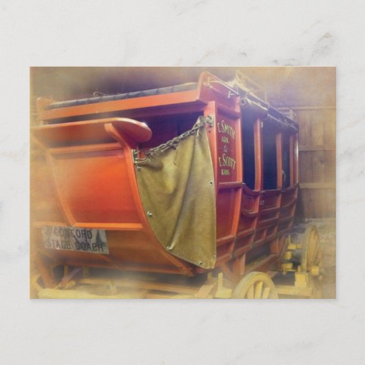 Har-Ber Village stagecoach Postkarte (Vorderseite)