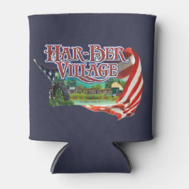 Har-Ber Village und Flagge Can Cooler Dosenkühler