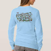 Har-Ber Village und Museumskarte T-Shirt (Rückseite)