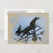 Har-Ber Village wettervane Postkarte (Vorne/Hinten)