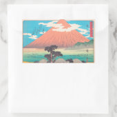 Hara, aus der Serie 53 Stations hokaido Rechteckiger Aufkleber (Tasche)