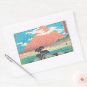 Hara, aus der Serie 53 Stations hokaido Rechteckiger Aufkleber (Umschlag)