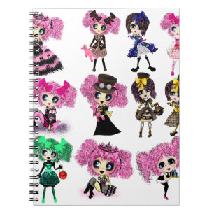 Harajuku Girls - Lolita fashionistas Notizblock