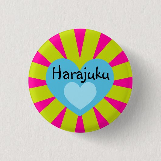 Harajuku Liebe-Knopf Button (Vorderseite)