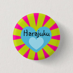 Harajuku Liebe-Knopf Button