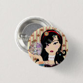 Harajuku Mädchen Mayumi Button (Vorne & Hinten)