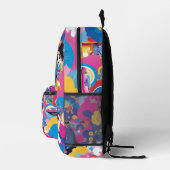Harajuku-Muster Bedruckter Rucksack (Rechts)