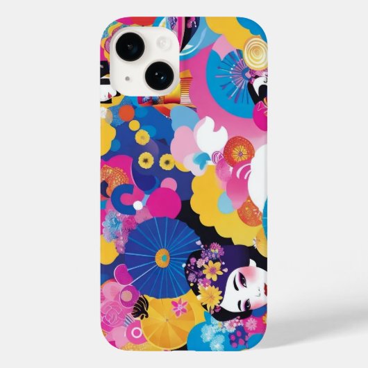 Harajuku-Muster Case-Mate iPhone Hülle (Rückseite)