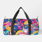 Harajuku-Muster Duffle Bag (Rückseite)