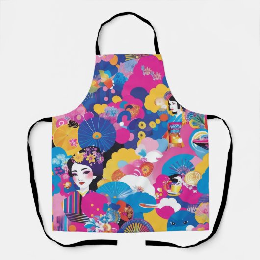 Harajuku-Muster Schürze (Vorderseite)