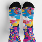 Harajuku-Muster Socken (Oben)