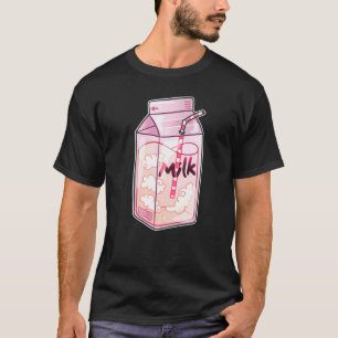 Harajuku Otaku Ästhetik Retro 90er Egirl Eboy Milk T-Shirt