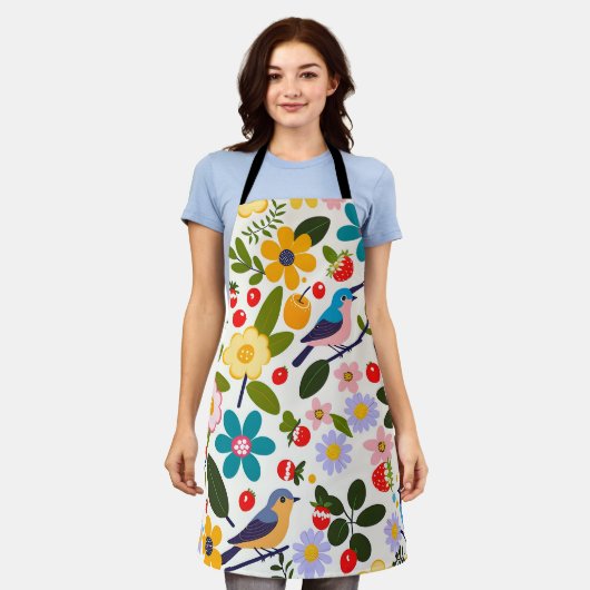 Harajuku Pattern Schürze (Getragen)