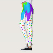 Harajuku Rainbow Farbige Leggings (Links)