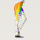 Harajuku Rainbow Farbige Leggings (Rechts)